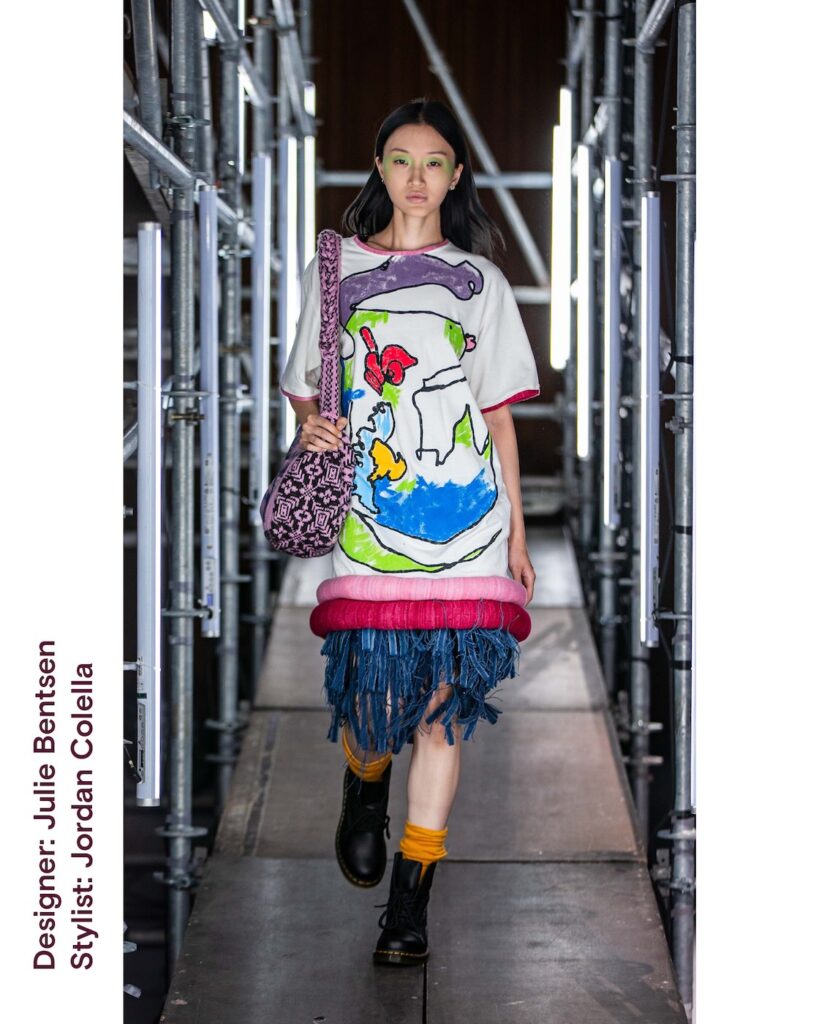 Design: Julie Bentsen. Styling: Jordan Colella. NABA Fashion Show 2026.